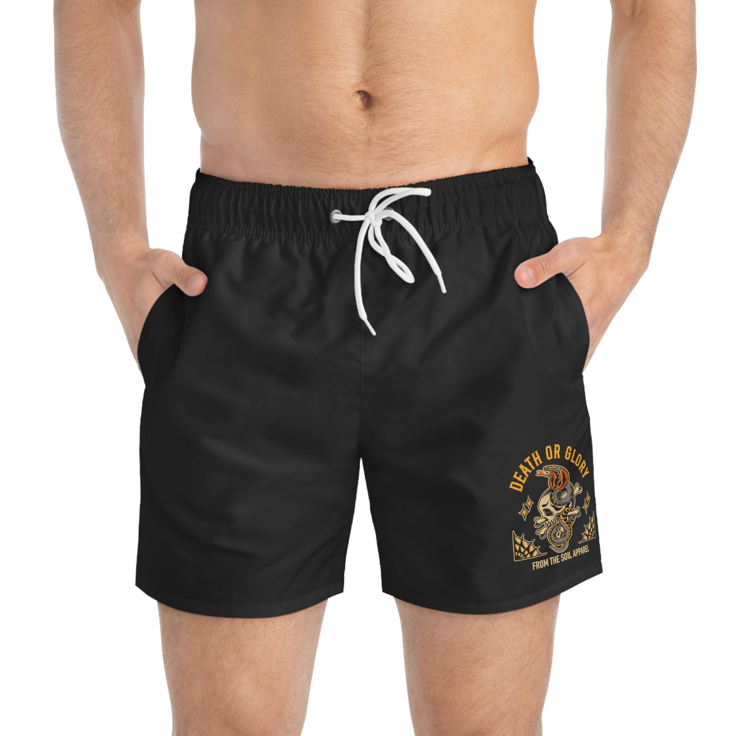 Death or Glory swim trunks