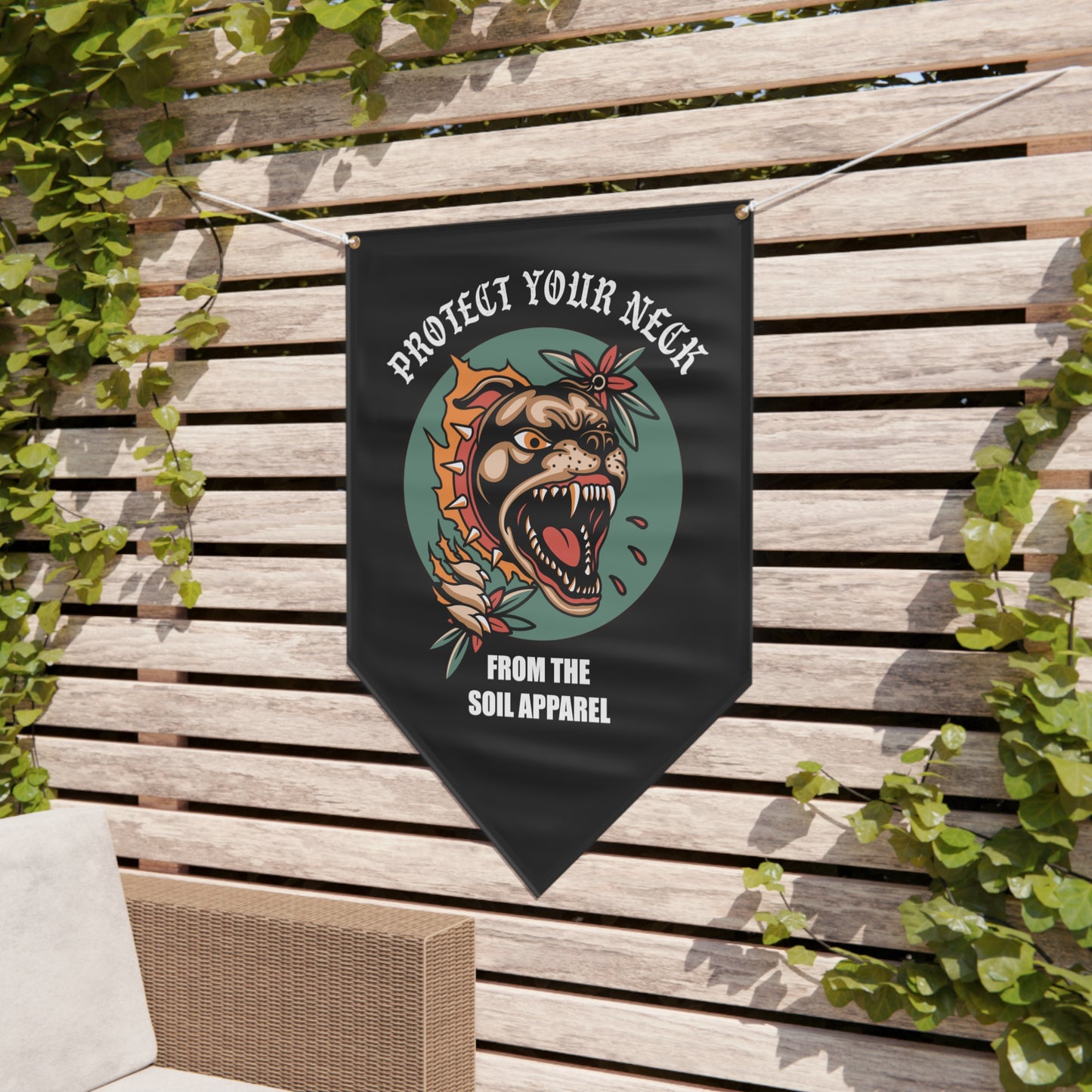 Protect your neck Pennant Banner