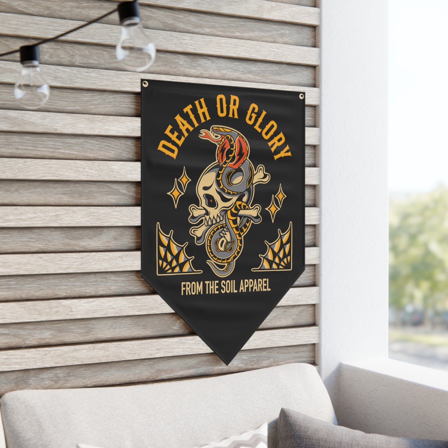 Death or Glory Pennant Banner