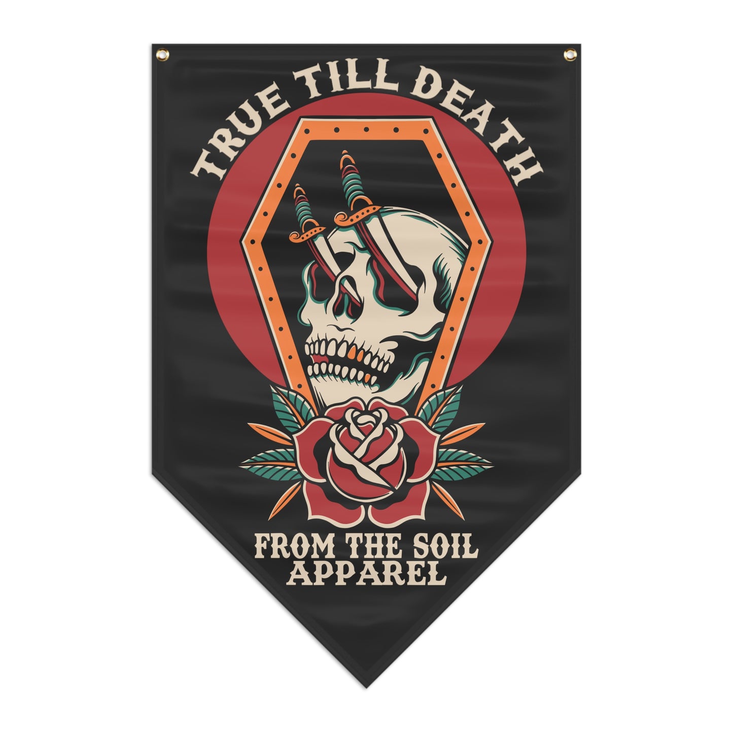 True till death Pennant Banner