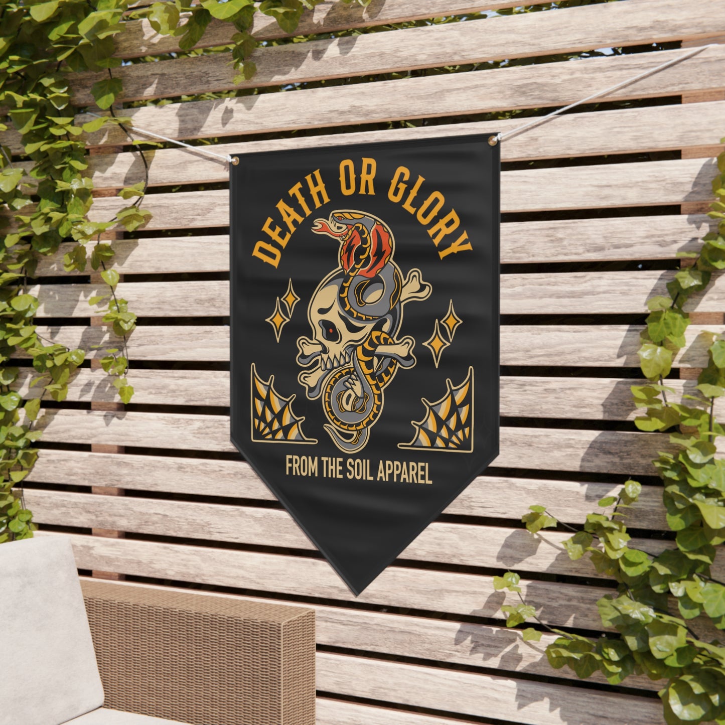 Death or Glory Pennant Banner