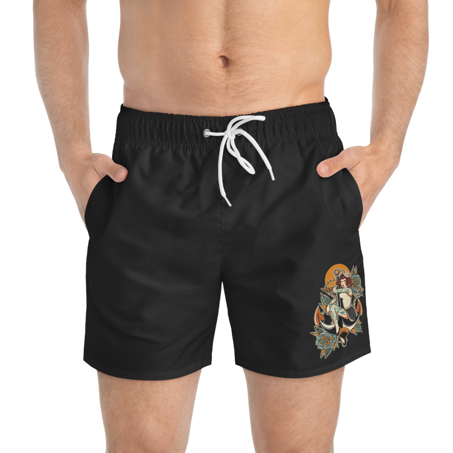 Sailors grave Swim Trunks