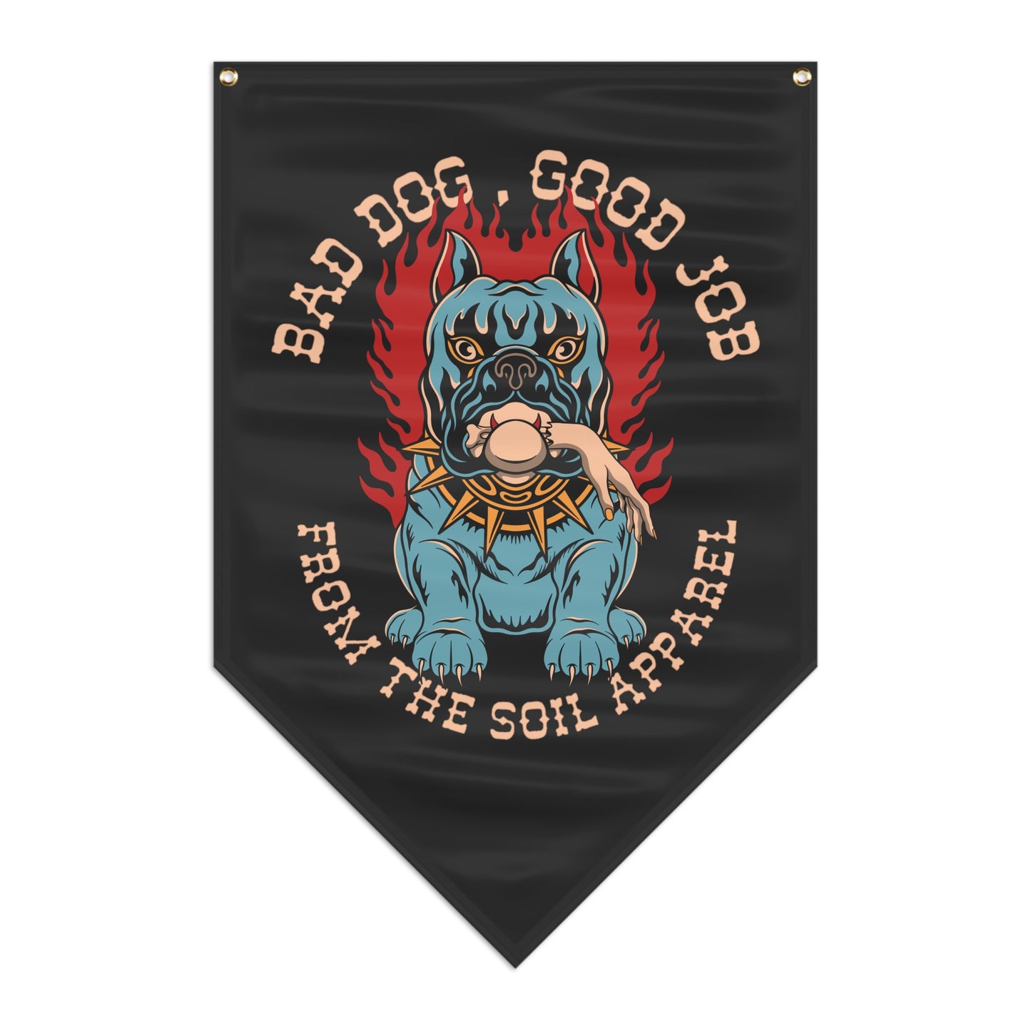 Bad dog, good job Pennant Banner