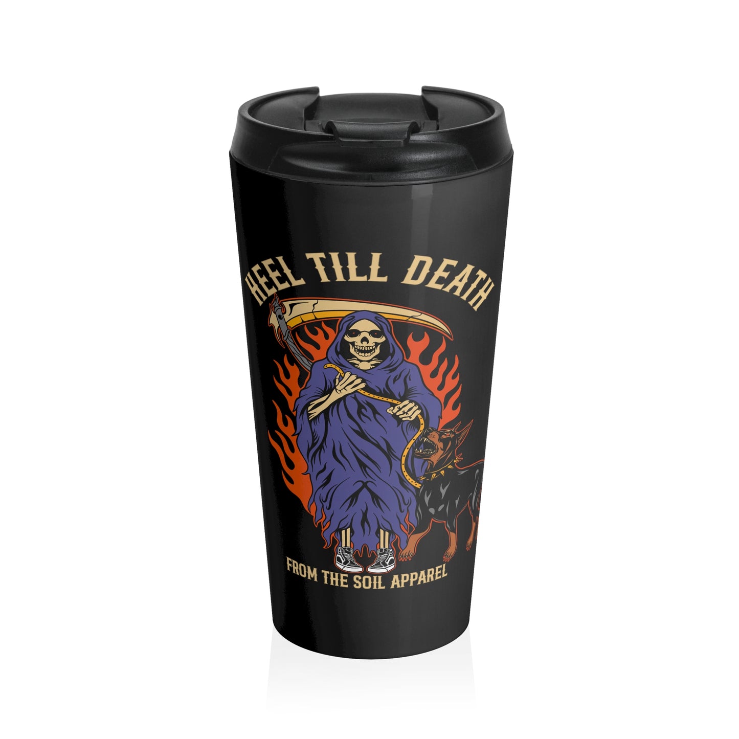 Heel Till Death Stainless Steel Travel Mug