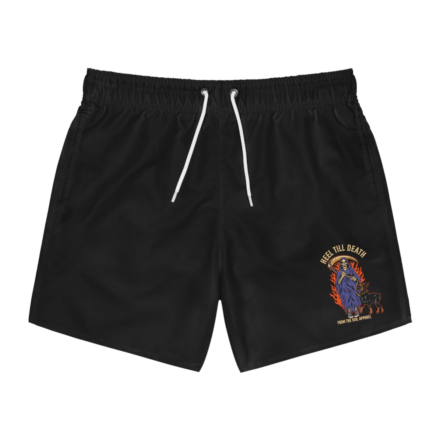 Heel Till Death Swim Trunks